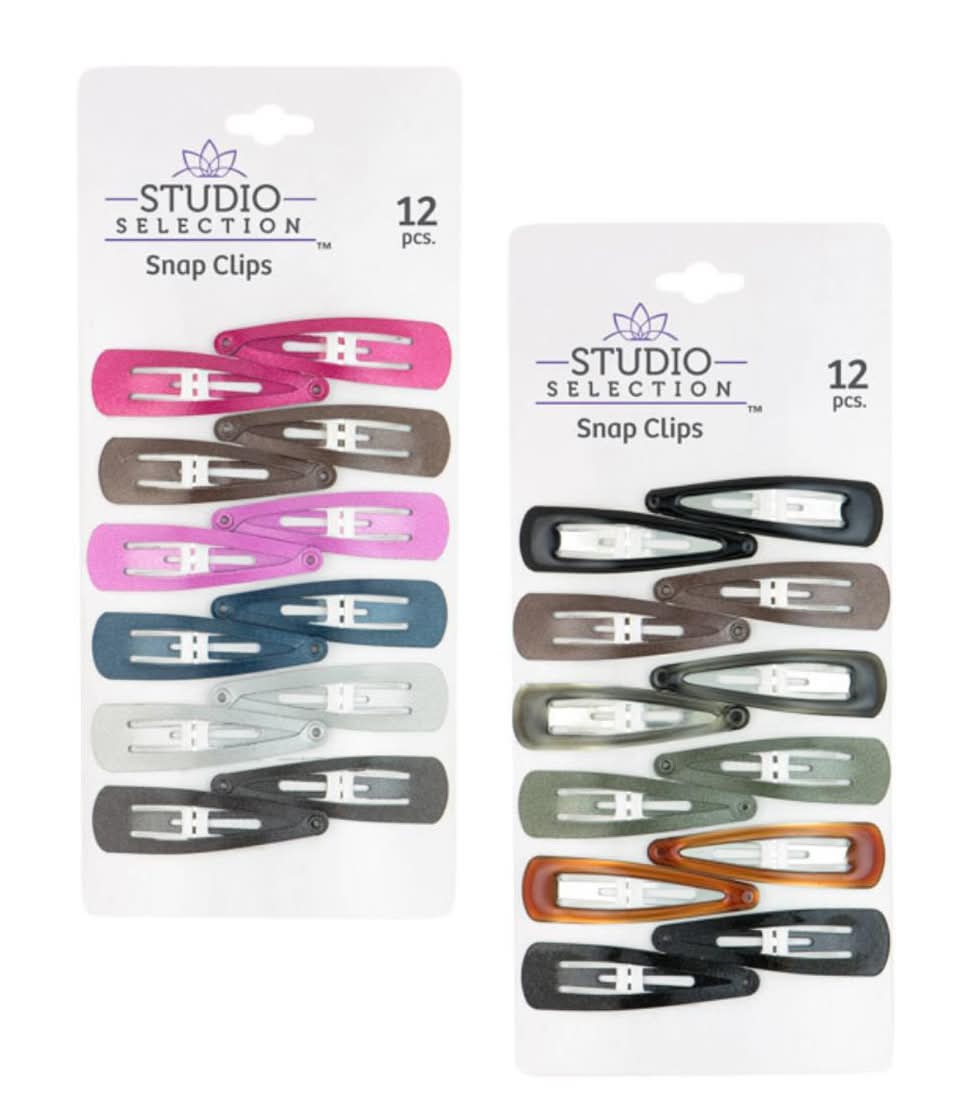 Studio Selection Snap Clips, Assorted (2 x 12 ct)