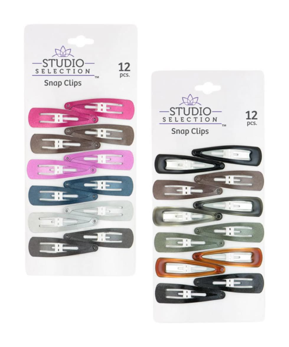 Studio Selection Snap Clips, Assorted (2 x 12 ct)