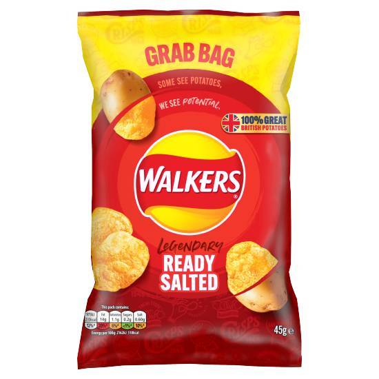 Walker's Ready Potato Crisps (salted )