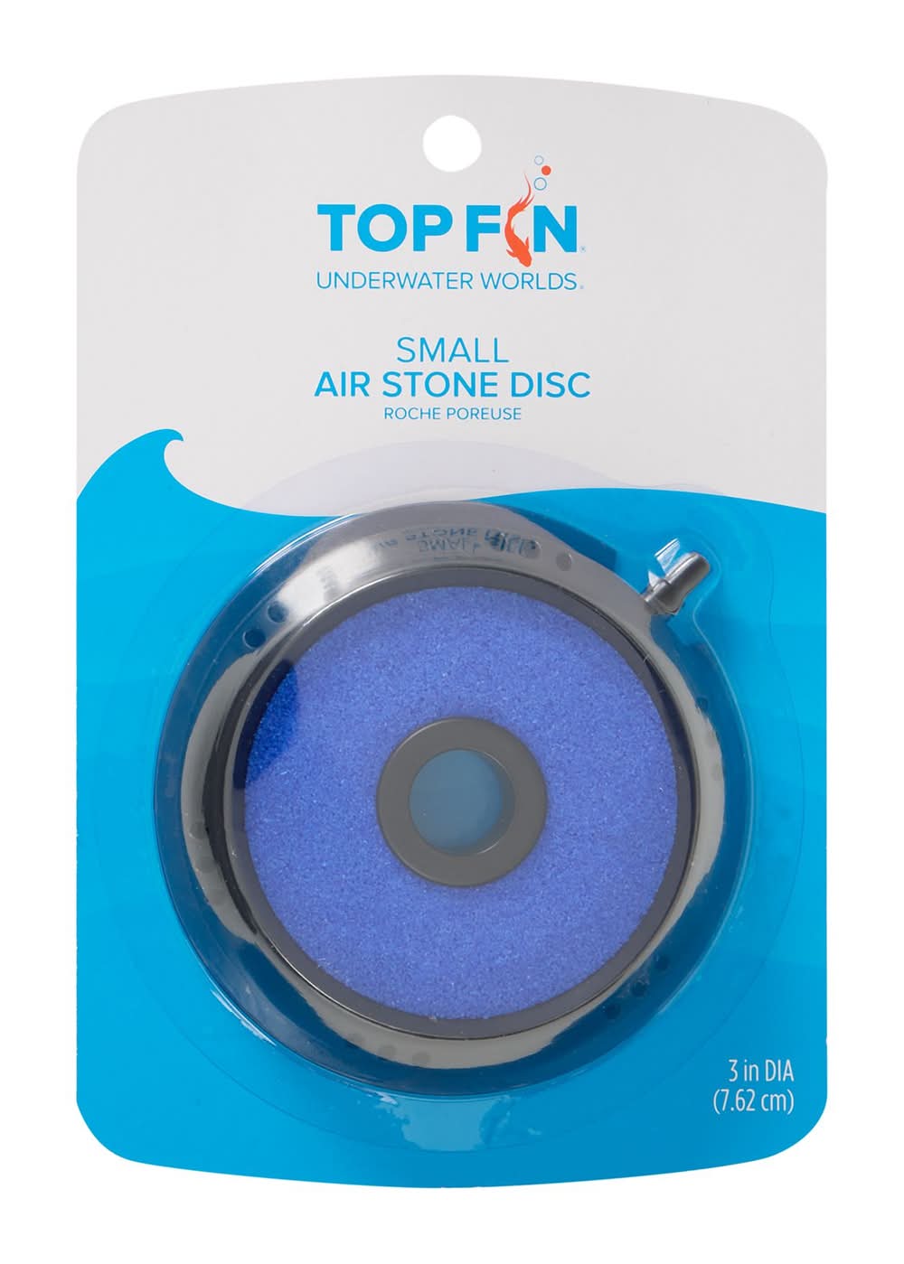 Top Fin® Aquarium Airstone Disk - Fish Tank Aeration - 3-5 in (Size: 3 In)