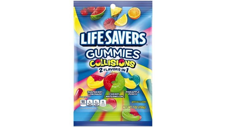 Life Savers Collision Gummies Candy Bag