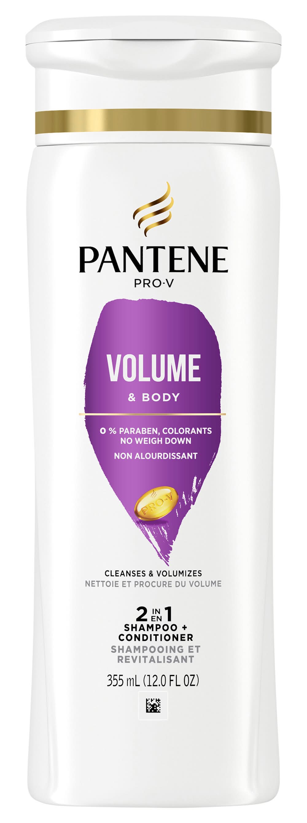 Pantene Pro -V Volume and Body Shampoo Conditioner (12 fl oz)