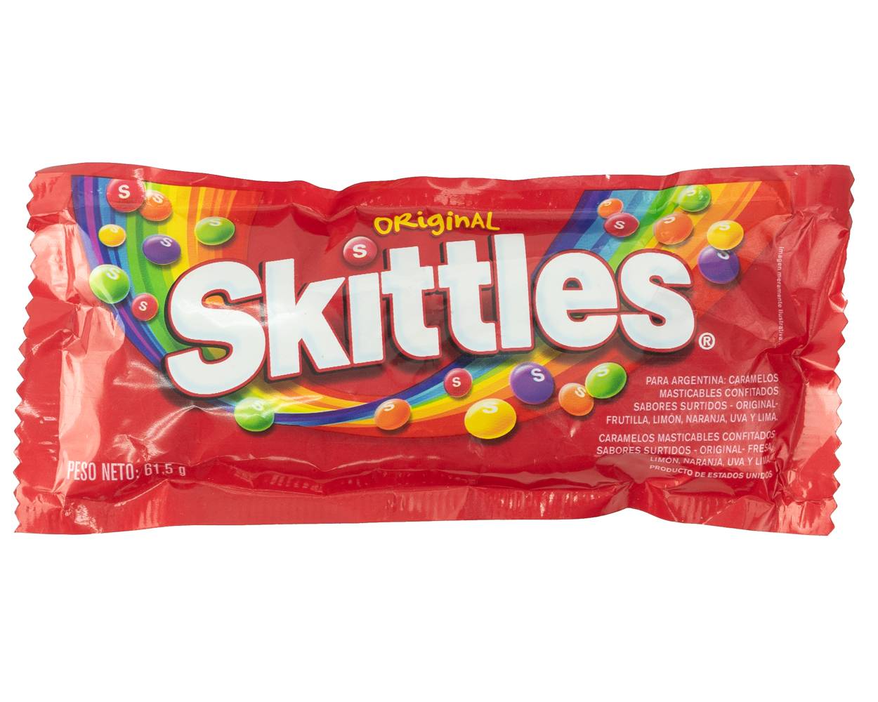 Skittles caramelo suave confitado original (61.5 g)