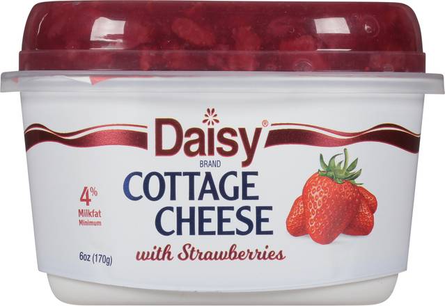 Daisy 4% Milkfat Cottage Cheese With Strawberries