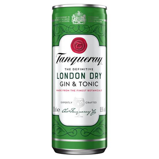 Tanqueray London Dry Gin and Tonic