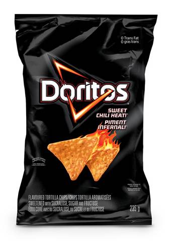 Doritos Tortilla Chips, Sweet Chili Heat (235 g)