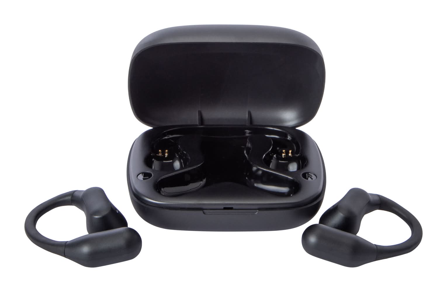 Bass Jaxx™ Open Ear True Wireless Earhooks Black