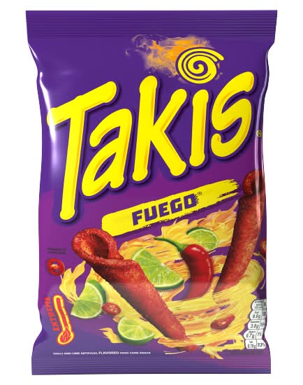 Takis Chilli & Lime, Fuego Corn Snack (180g)