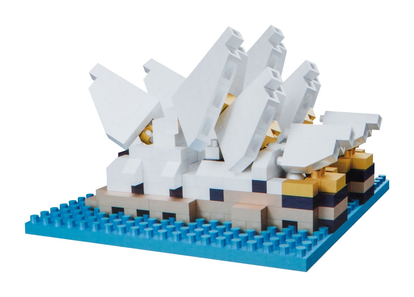 Block Tech® Tiny Travel Mini Monuments Set Sydney Opera House