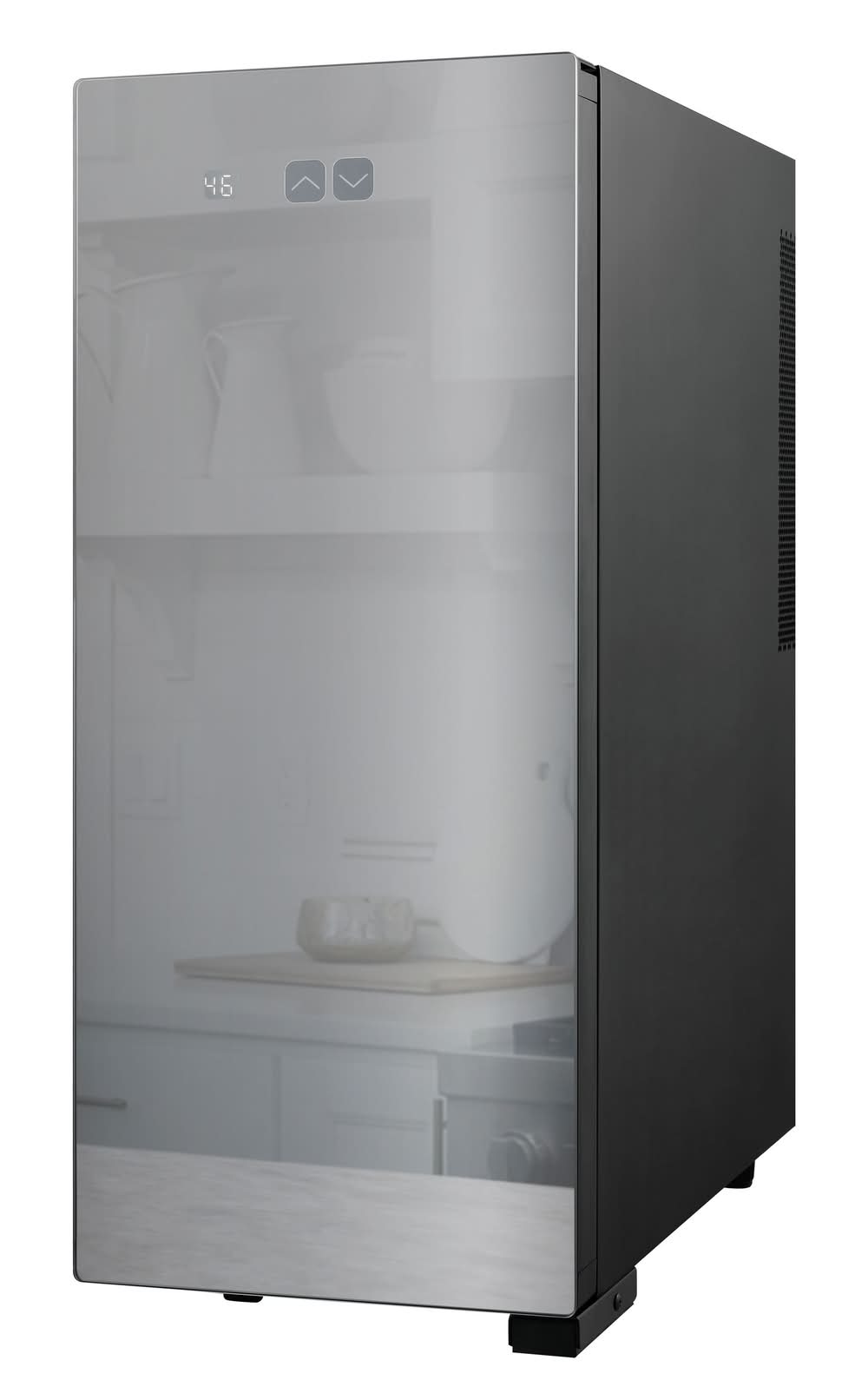 Highland 9.92-in W 12 -Bottles Mirrored Freestanding Indoor Wine Cooler | JC-33SCPMXW-1