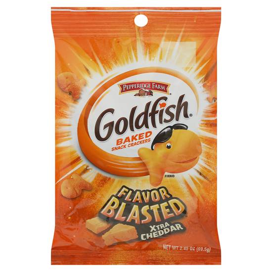 Goldfish Flavor Blasted Extra Cheddar Snacks