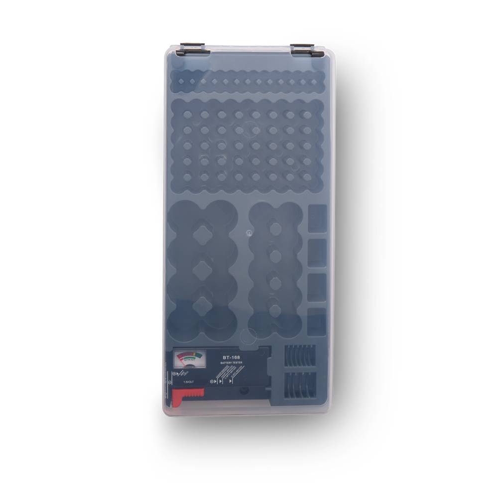 Core Home Battery Organizer 116-Compartment Small Plastic Small Parts Organizer | LW58186