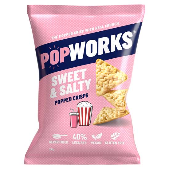 PopWorks Sweet & Salty Popped Crisps (28g)