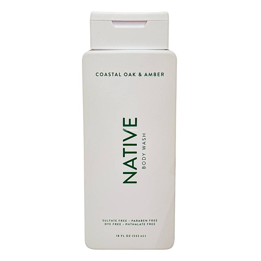 Native Coastal Oak & Amber Body Wash