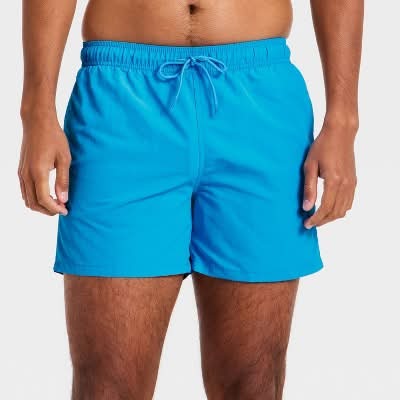 Goodfellow & Co. Swim Trunks, Men, L, Blue