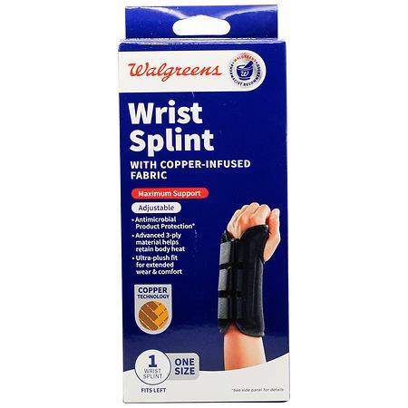 Walgreens Copper Wrist Splint Left