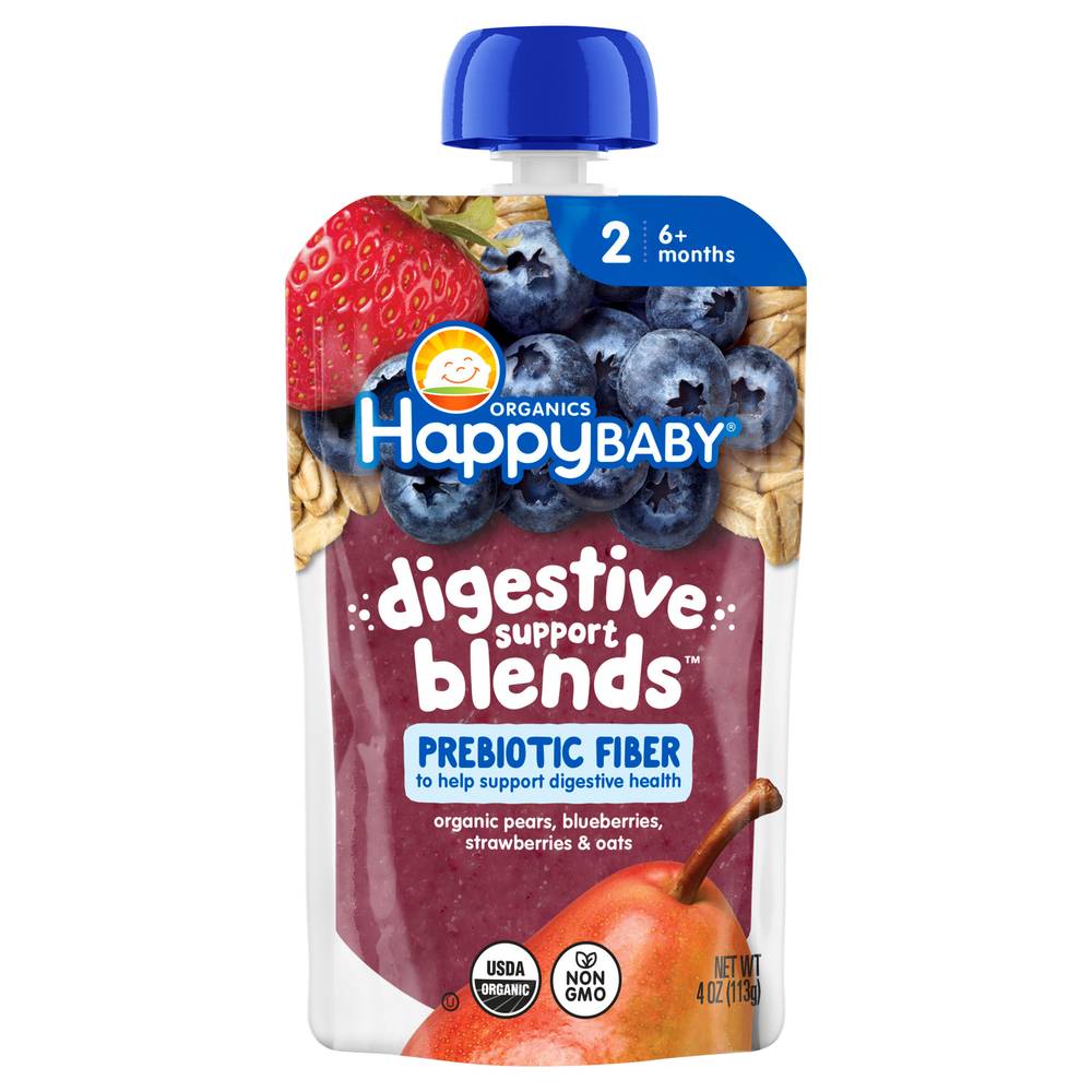 Happy Baby Digestive Support Blends Pouch Baby Food (assorted)