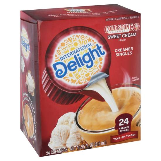 International Delight Sweet Cream Flavor Creamer Singles (24 ct)