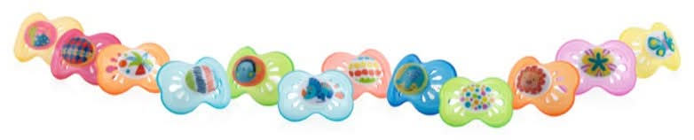 Nuby Classic Oval Pacifier, Assorted