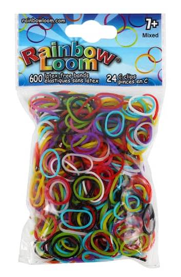 Rainbow Loom Refill Bands 24 C-Clips (600 ct)