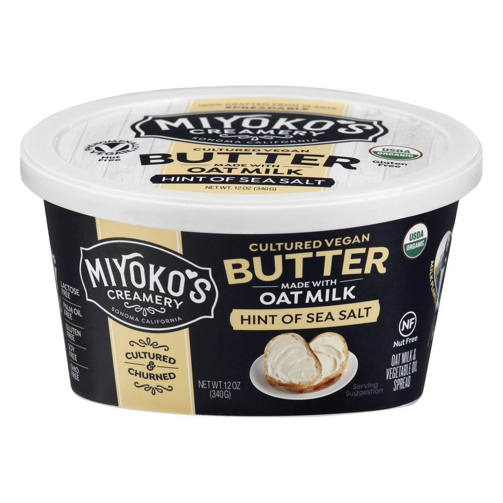 Miyokos Creamery Cultured Hint Of Sea Salt Vegan Butter