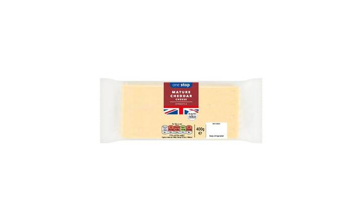One Stop Mature Cheddar Cheese 400g (400861) 