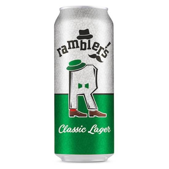 Cerveza lager Ramblers lata 50 cl