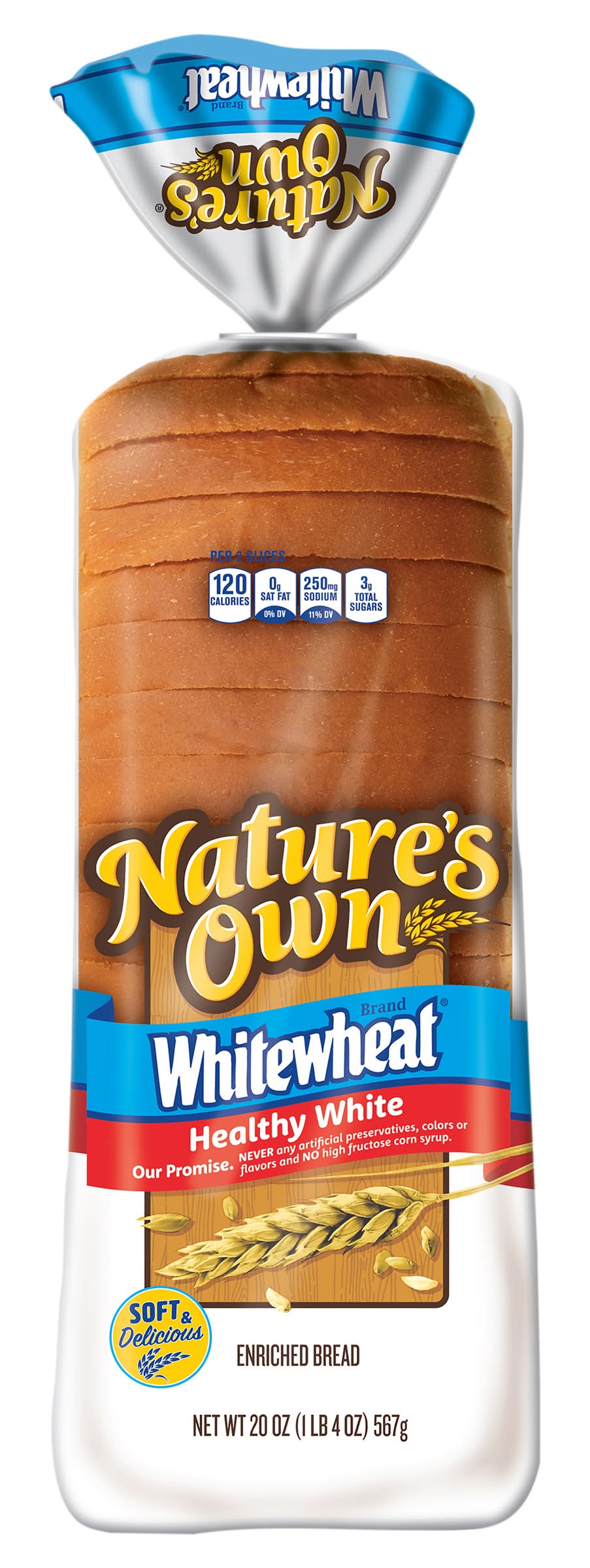 Nature's Own White Wheat Bread Healthy White (20 oz)
