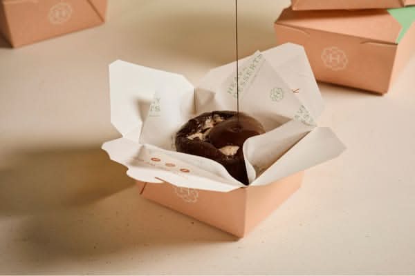 Vegan Cookie Dough Brownie