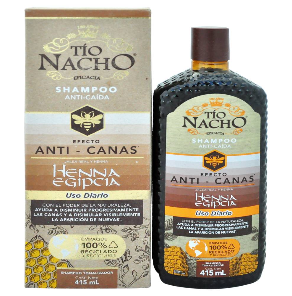Tío Nacho SH HENNA EGIP ANTI-CANAS*415ML