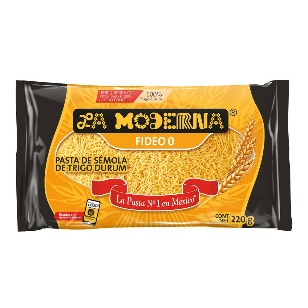 La Moderna · Pasta para fideo 0 (220 g)