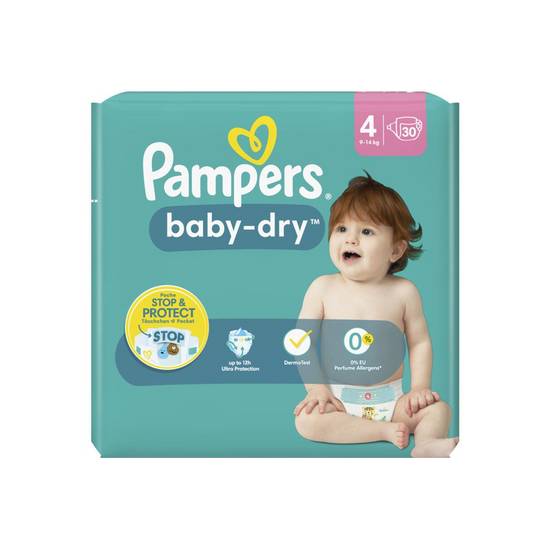 Couches baby dry taille 4 Pampers 30 Couches