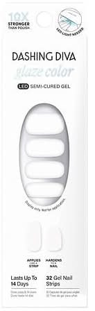 Dashing Diva Glaze Color Gel Nail Strips, Daikon (32 ct)