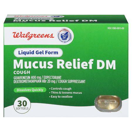 Walgreens Mucus Relief Dm Softgels (30ct)