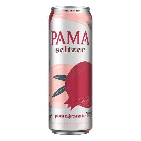 PAMA Pomegranate Seltzer (4x 12oz cans)