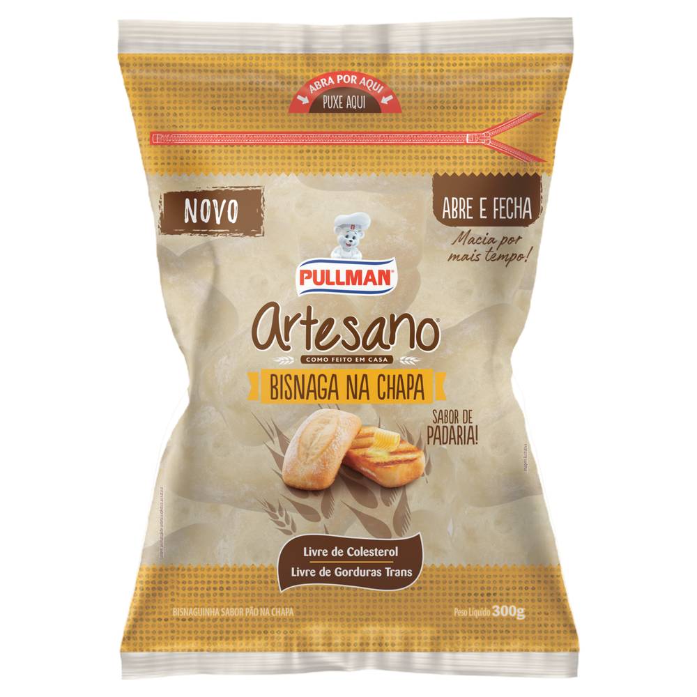 Pullman bisnaguinha sabor pão na chapa artesano (300 g)