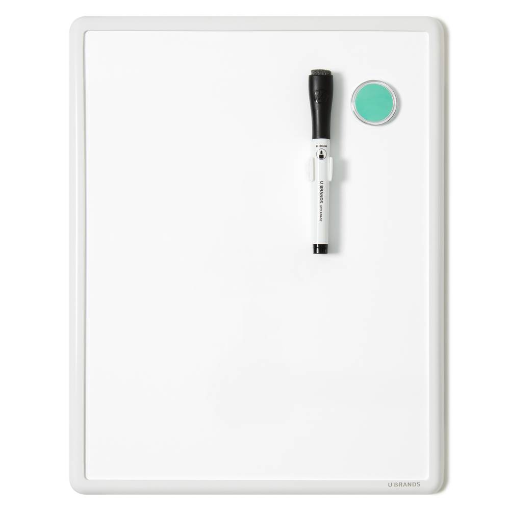 Les Produits U Magnetic Unframed Dry-Erase White Aluminum Frame Whiteboard