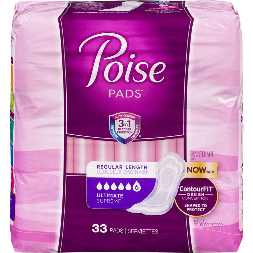 Poise Pads, Ultimate Regular (2 kg)