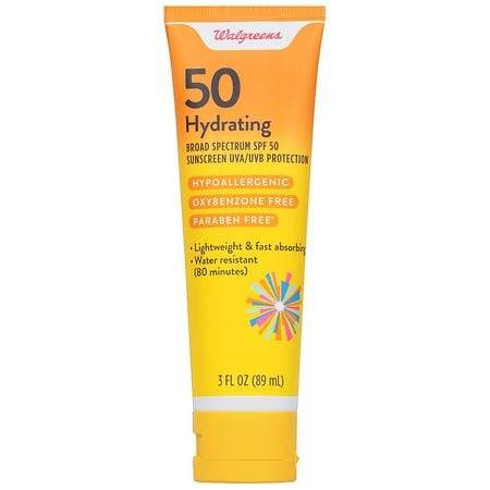 Walgreens Hydrating Sunscreen Lotion SPF 50 - 3.0 fl oz