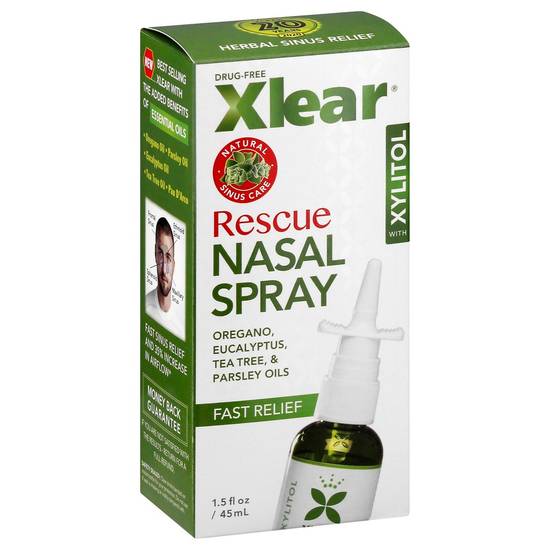 Rescue Nasal Spray with Xylitol Xlear 1.5 fl oz