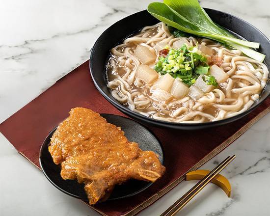 滷排骨麵 Noodles with Braised Pork Ribs