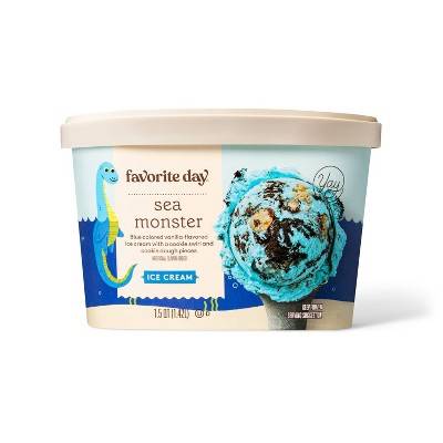 Favorite Day Sea Monster Ice Cream, Vanilla (1.5 qt)