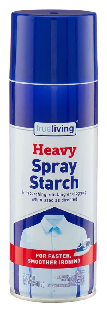 TrueLiving Heavy Spray Starch For Faster Smoother Ironing (12 oz)