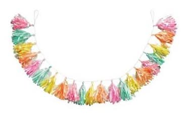 Spritz Iridescent Tassel Garland