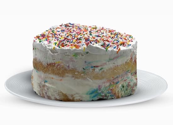 Gâteaux Crème Glacée à la Vanille Fête D'anniversaire / Vanilla Birthday Ice Cream Cake