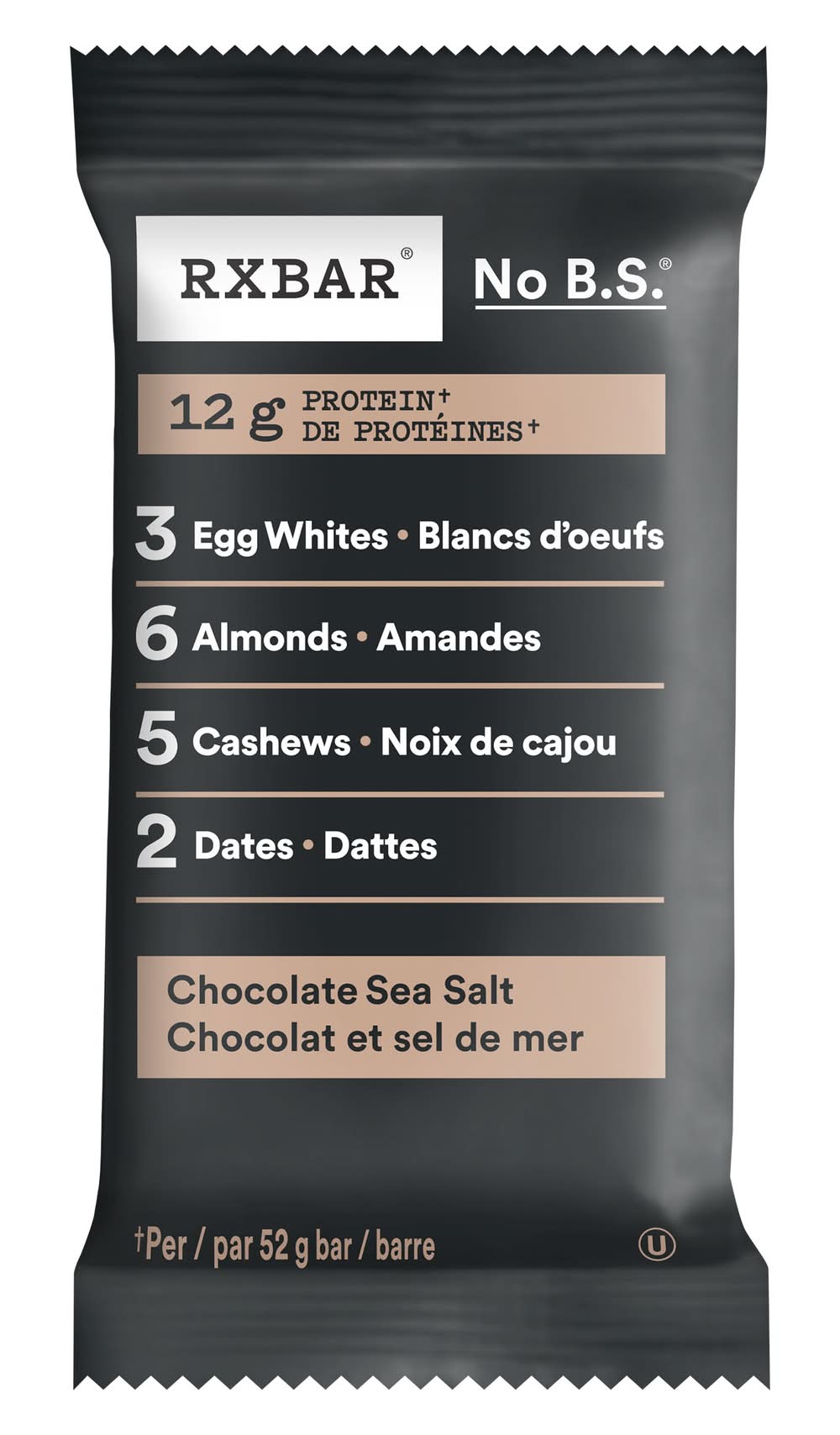 RXBAR Sea Salt and Chocolate Protein Bar (52 g)