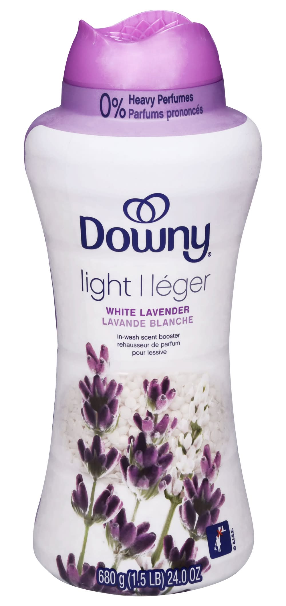 Downy Light in Wash Scent Booster Beads, White Lavender (24 oz)