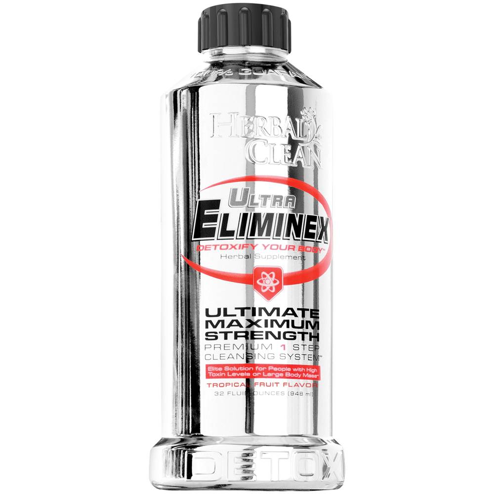 Ultra Eliminex Premium - 1 Step Maximum Strength Liquid Cleansing Formula - Tropical (32 Fluid Ounces)