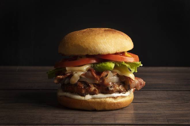 BBQ Burger and Fries