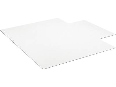 Staples Hard Floor Chair Mat with Lip, 36 x 48, Clear Vinyl (22024-US)